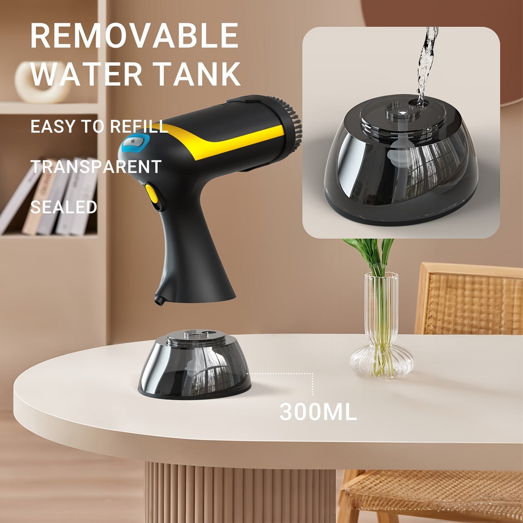 1100W Handheld Garment Steamer 20s Fast Heat Portable Clothes Steam Iron