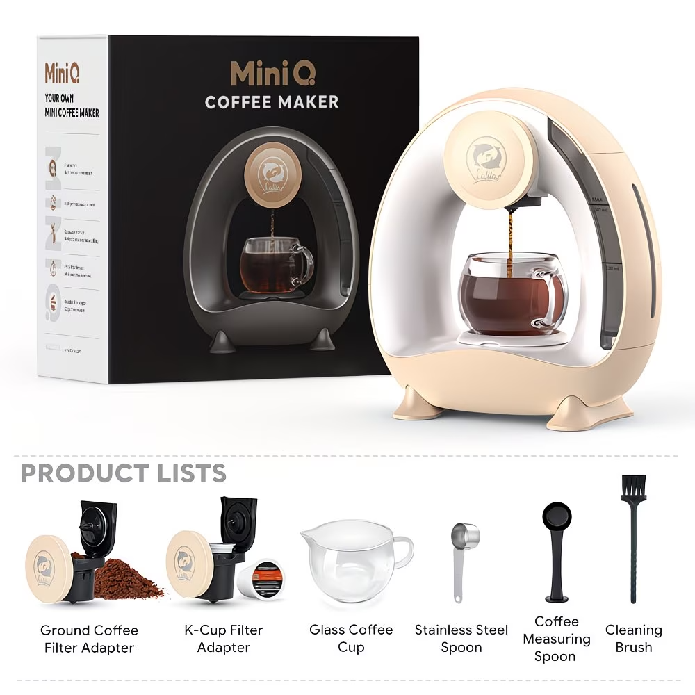 2 in 1 Coffee Maker K Cup & Ground Single Serve Espresso Machine