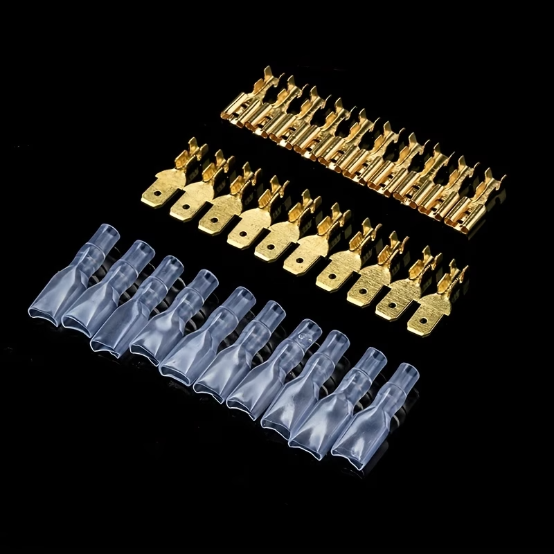 1051PCS Male Female Spade Connector Crimp Terminal Wire Kit Set