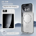 10000mAh Magnetic Wireless Power Bank 22.5W Fast Charge PD20W LED for iPhone And