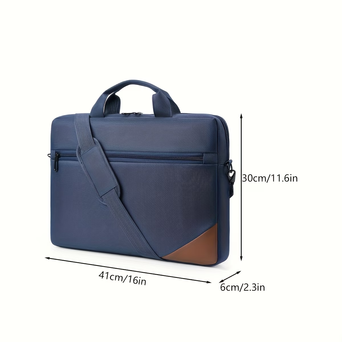15.6 Laptop Crossbody Bag Anti Theft Slim Shockproof Business Travel Case