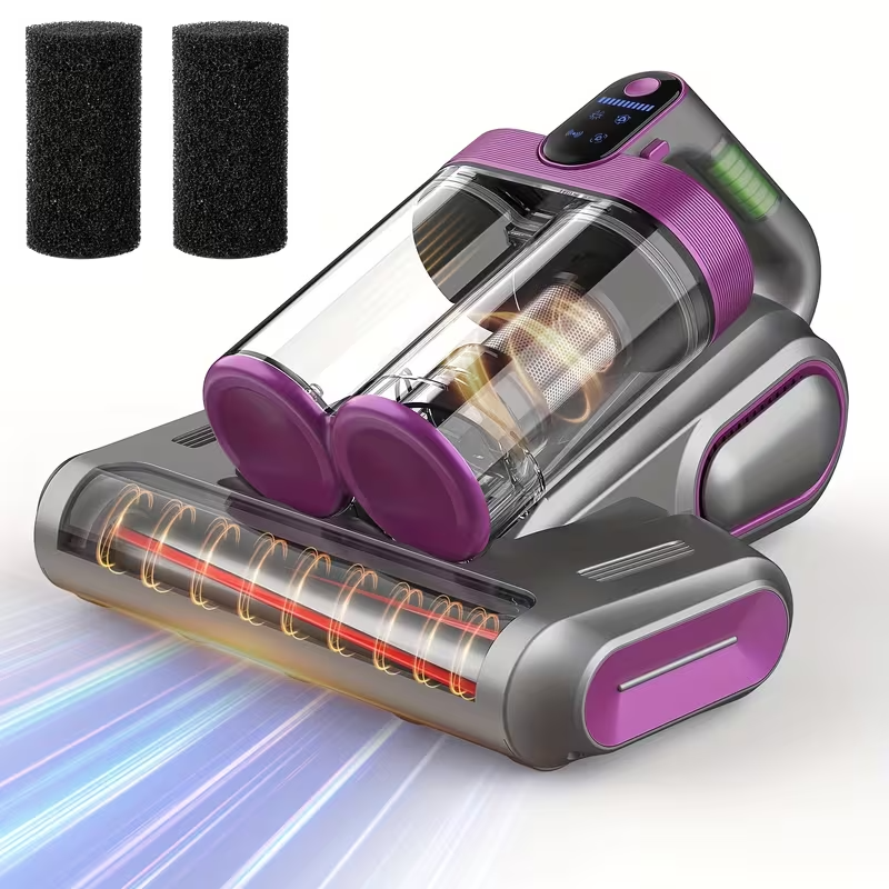 16Kpa Mattress Vacuum Cleaner UV-C Bed Vacuum Hot Air Anti Dust Mite Handheld