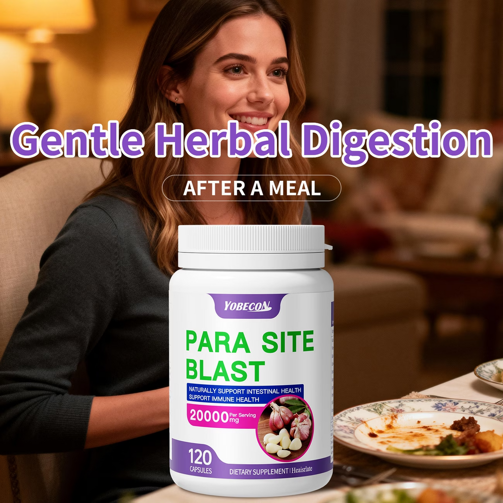120 Caps Parasite Cleanse Supplement Garlic Wormwood Black Walnut Detox