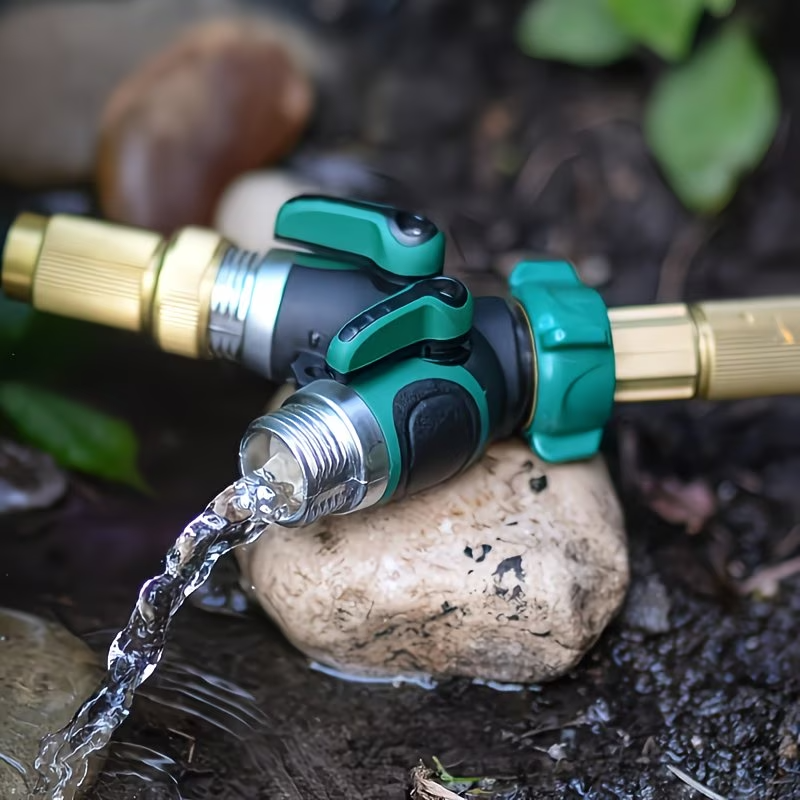3/4 Inch Garden Hose Splitter Y Connector Tap Adapter Irrigation Valve