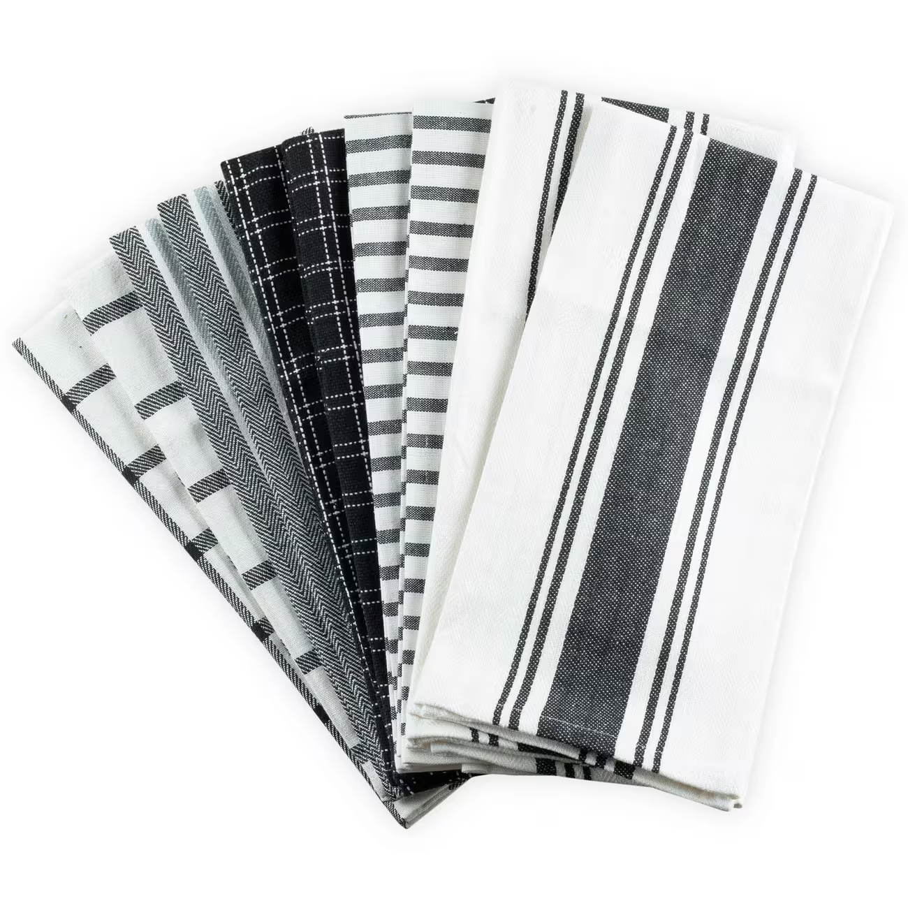 10 Pack Cotton Kitchen Towels Absorbent Dish Cloths Cleaning Drying