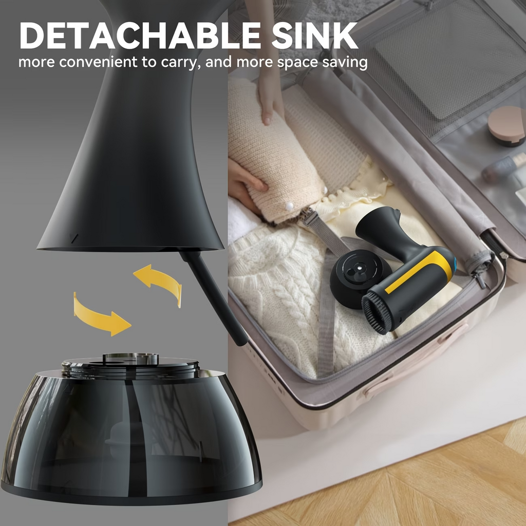 1100W Handheld Garment Steamer 20s Fast Heat Portable Clothes Steam Iron