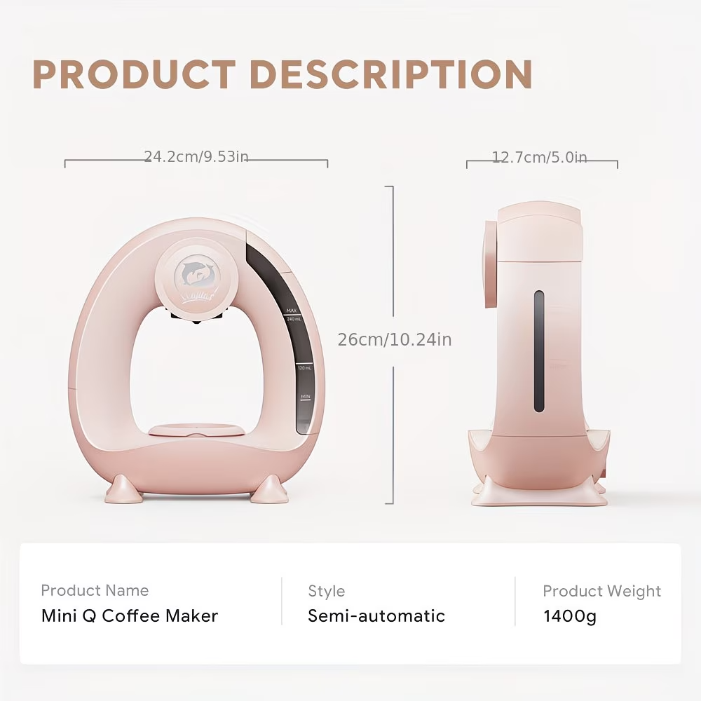 2 in 1 Coffee Maker K Cup & Ground Single Serve Espresso Machine