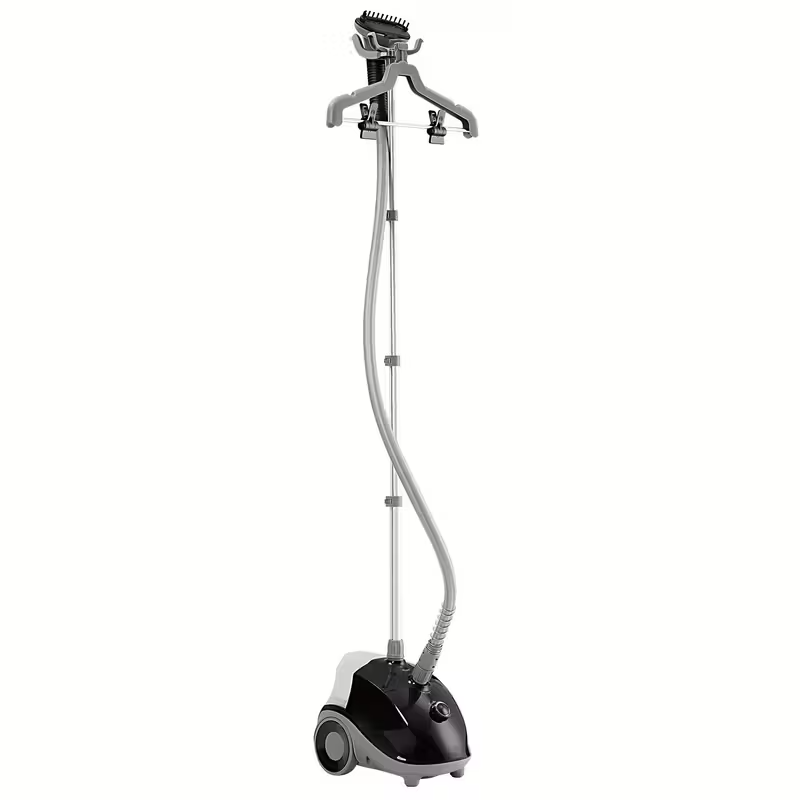1500W Garment Steamer Vertical Rolling Clothes Steamer 60min Tank Fast Heat Comm