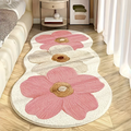 1000G Sheep Carpet Soft Fluffy Rug Non Slip PVC Washable Bedside Mat