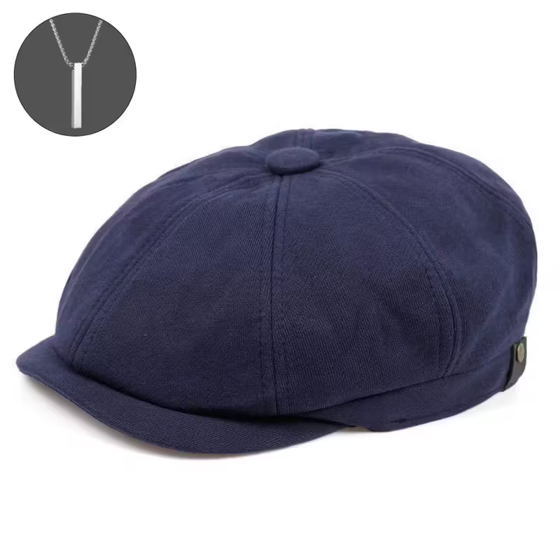 2PCS Men Women Tweed Newsboy Cap Gatsby Ivy Cabbie Flat Golf Hat