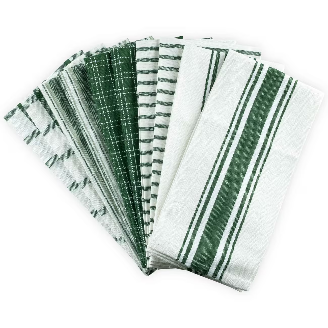 10 Pack Cotton Kitchen Towels Absorbent Dish Cloths Cleaning Drying