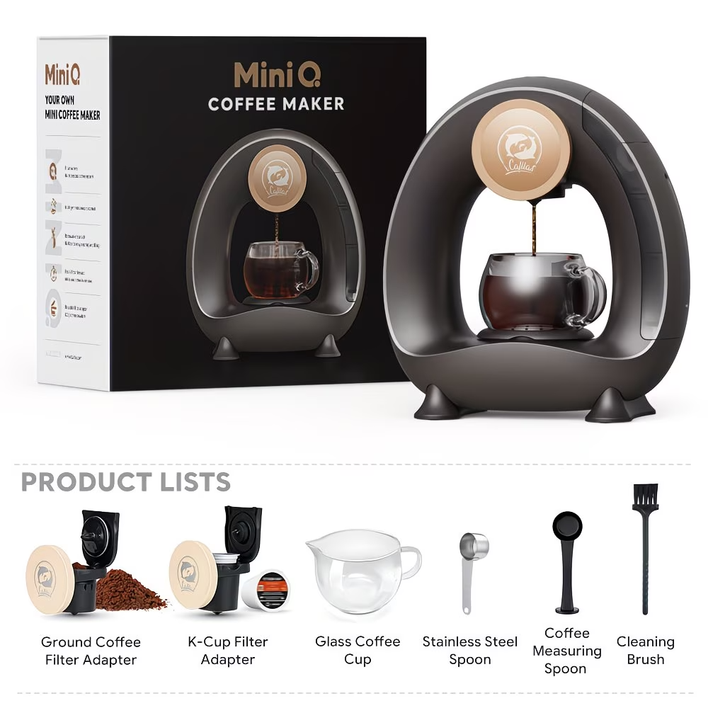 2 in 1 Coffee Maker K Cup & Ground Single Serve Espresso Machine