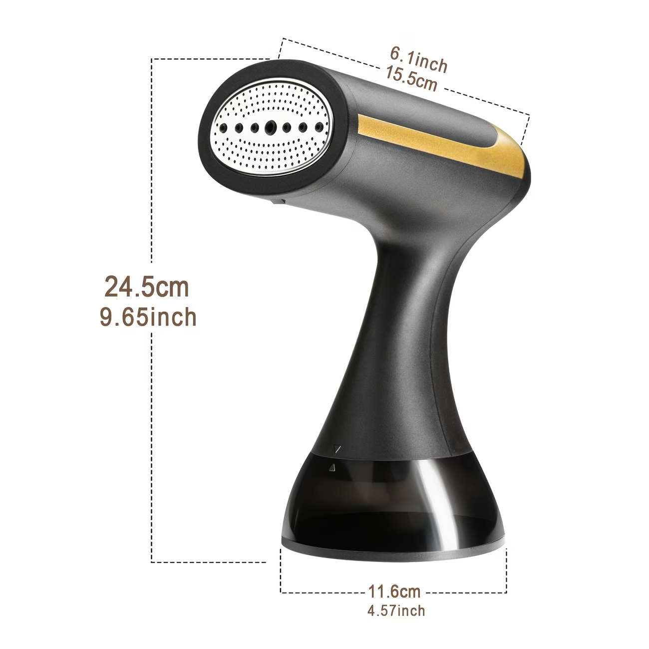 1100W Handheld Garment Steamer 20s Fast Heat Portable Clothes Steam Iron