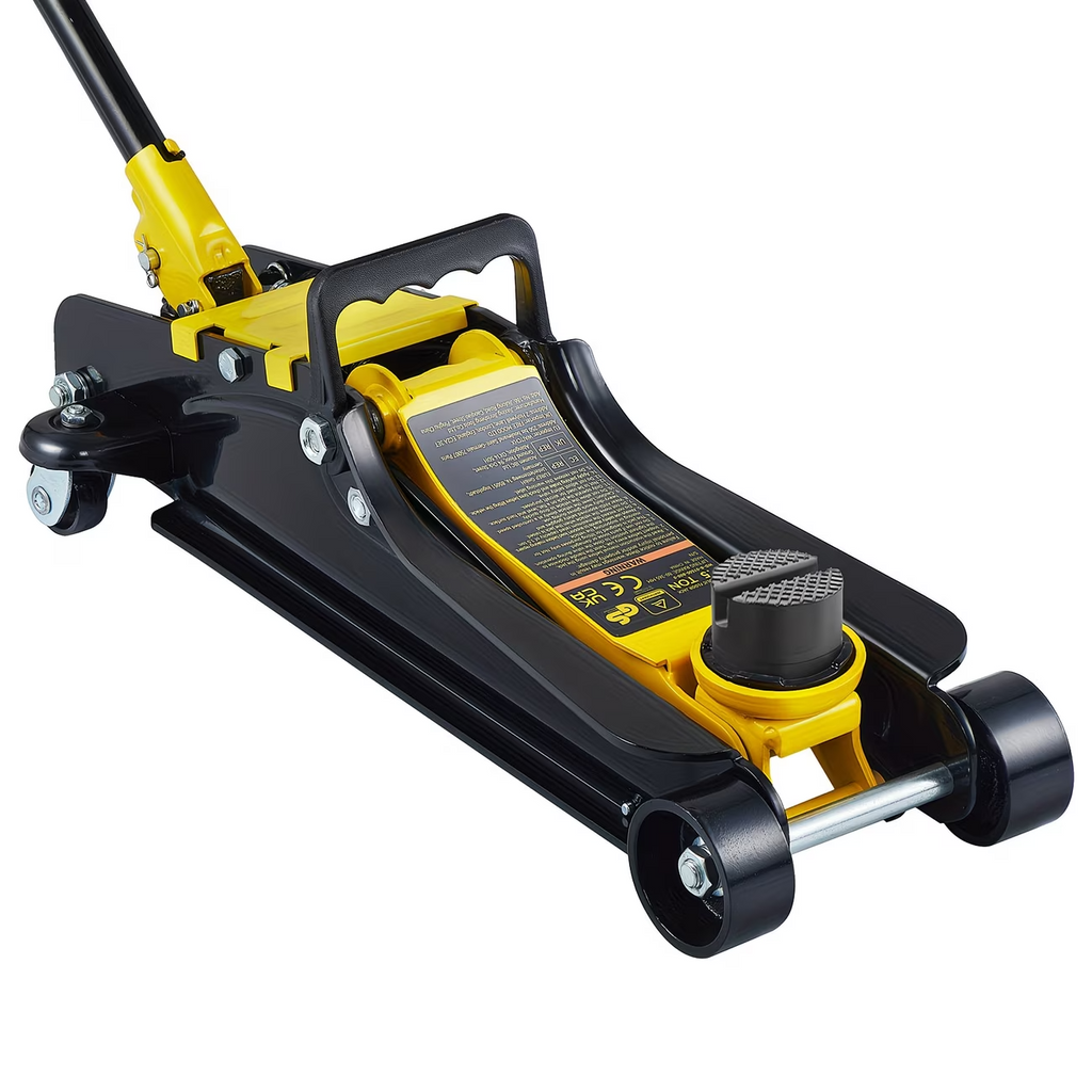 2.5 Ton Hydraulic Floor Jack Steel Low Profile Lift Car Jack 3.35-14.96"