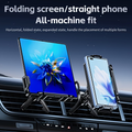 15W Wireless Car Charger Mount Auto Clamp Fast Charge Phone Holder 4.3-6.9" Fold