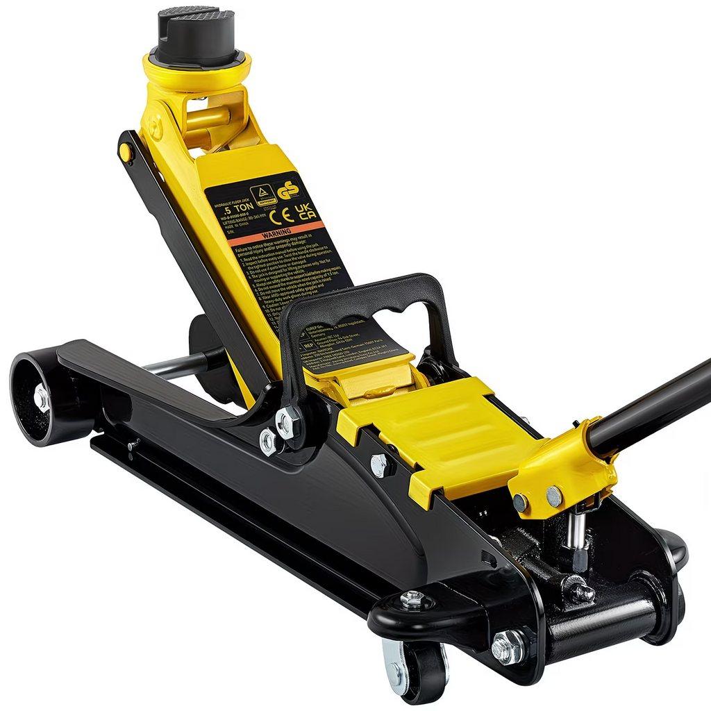 2.5 Ton Hydraulic Floor Jack Steel Low Profile Lift Car Jack 3.35-14.96"