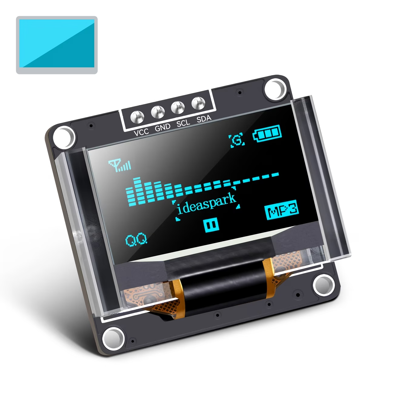 0.96" OLED Display Module 128x64 SSD1306 I2C for Arduino Raspberry Pi
