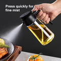 2 in 1 Oil Spray Bottle Pour Dispenser 16oz Kitchen Cooking Tool