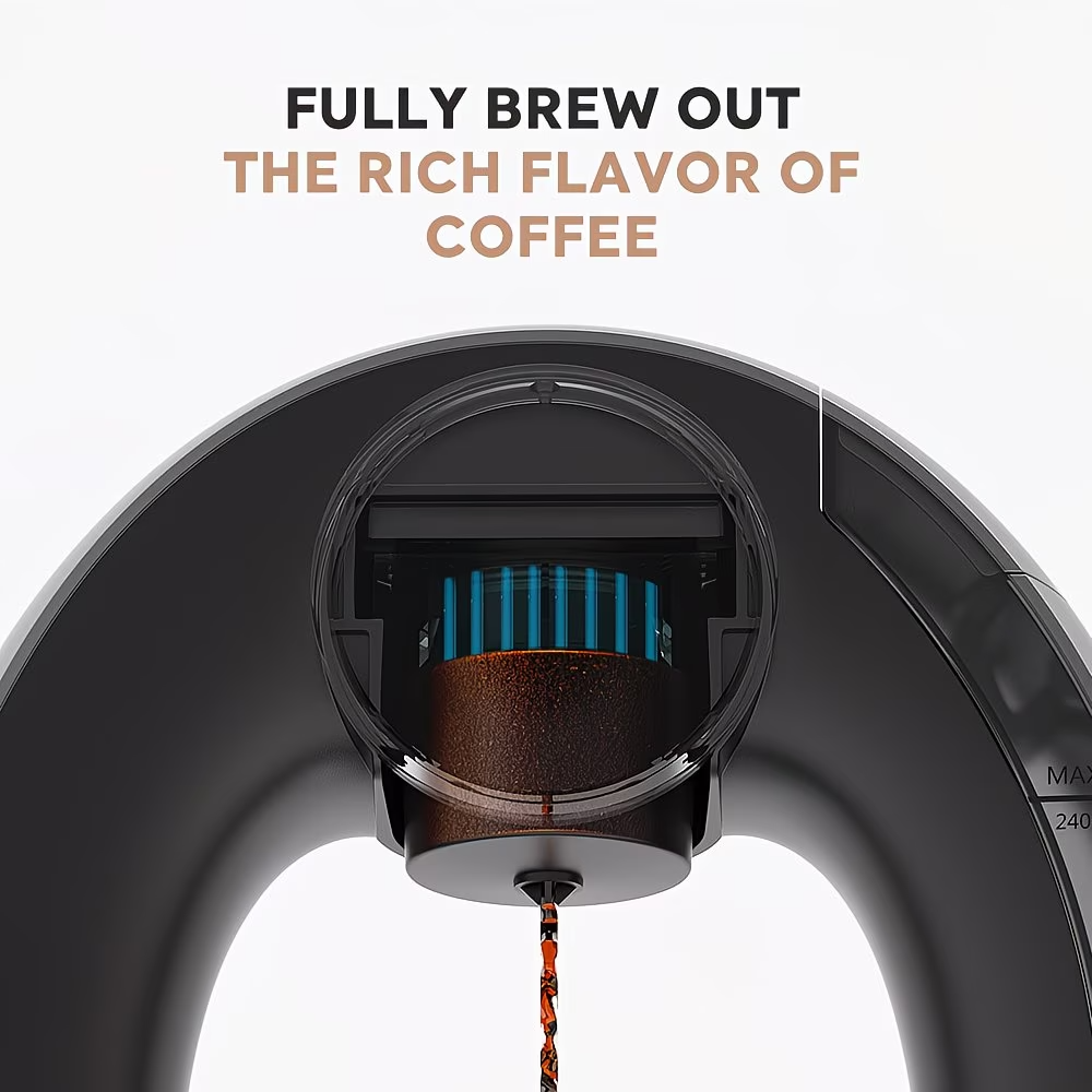 2 in 1 Coffee Maker K Cup & Ground Single Serve Espresso Machine