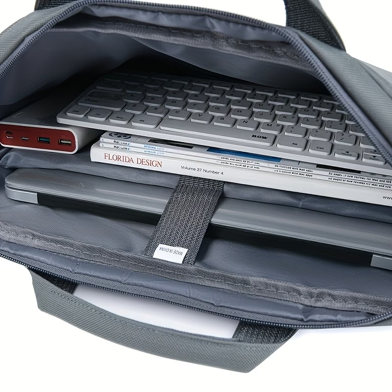 15.6 Laptop Crossbody Bag Anti Theft Slim Shockproof Business Travel Case