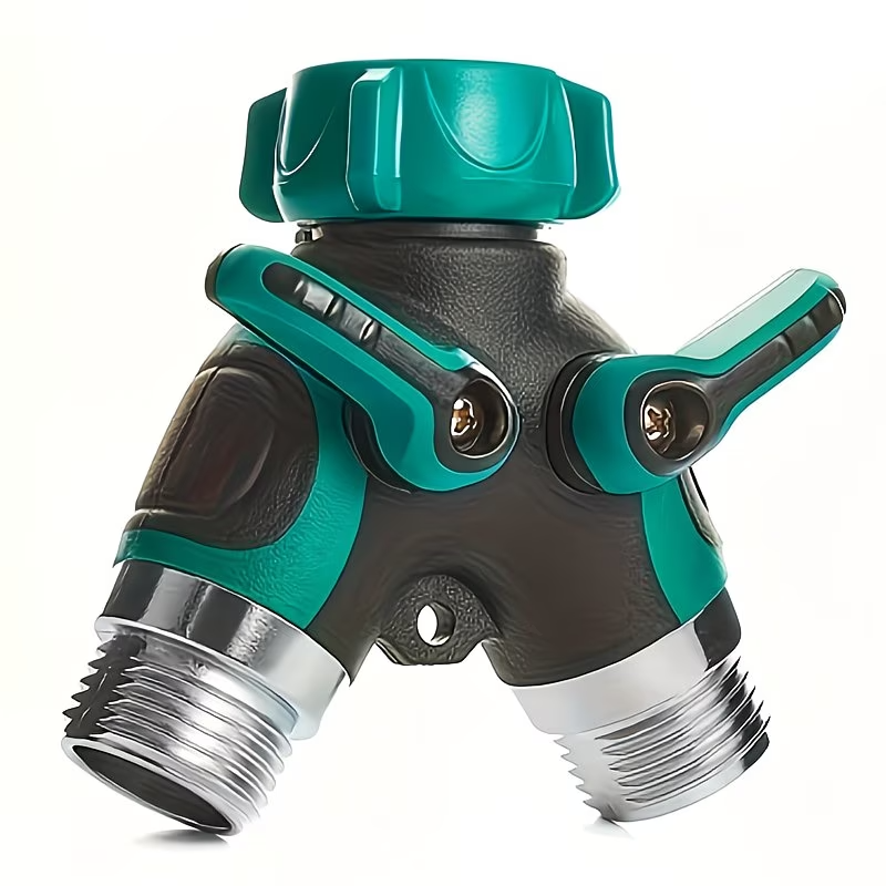 3/4 Inch Garden Hose Splitter Y Connector Tap Adapter Irrigation Valve