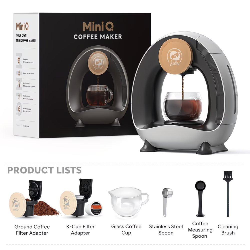 2 in 1 Coffee Maker K Cup & Ground Single Serve Espresso Machine