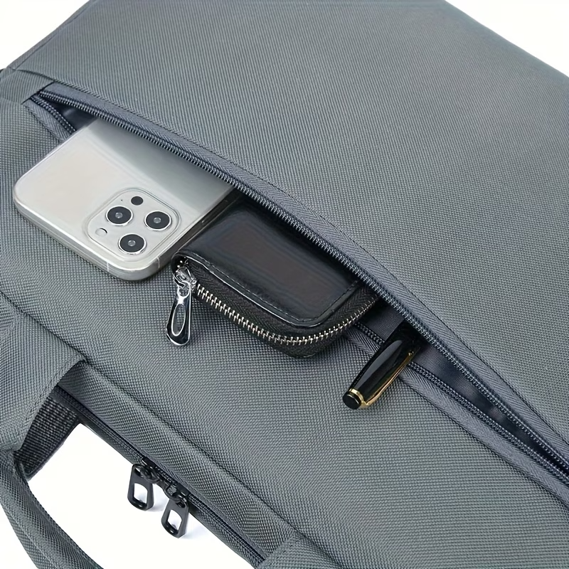 15.6 Laptop Crossbody Bag Anti Theft Slim Shockproof Business Travel Case