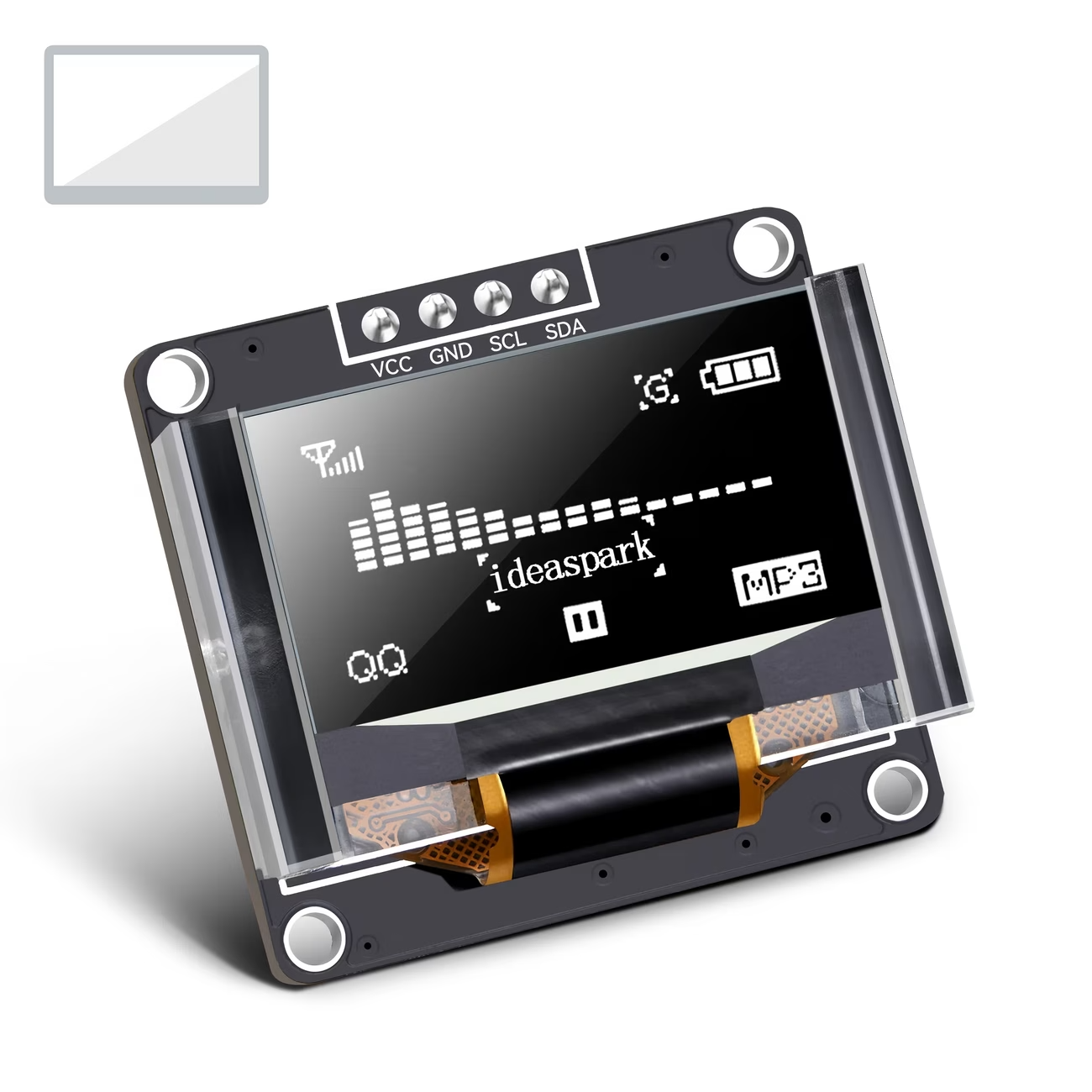 0.96" OLED Display Module 128x64 SSD1306 I2C for Arduino Raspberry Pi